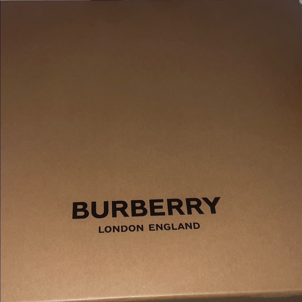 Burberry Black and Beige Plaid Rain Boots - Picture 9 of 9